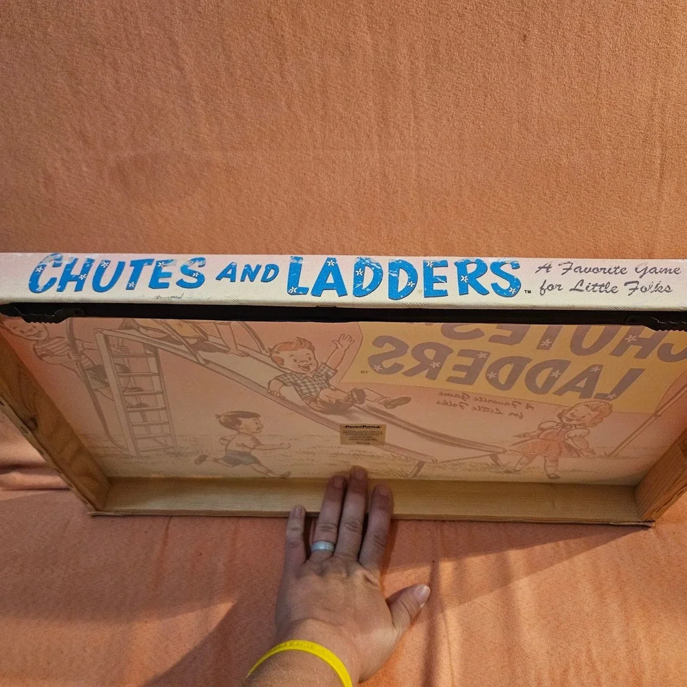 Vintage Chutes and Ladders Game Canvas Wall Art‎ Decor Retro Toy Room Game Room